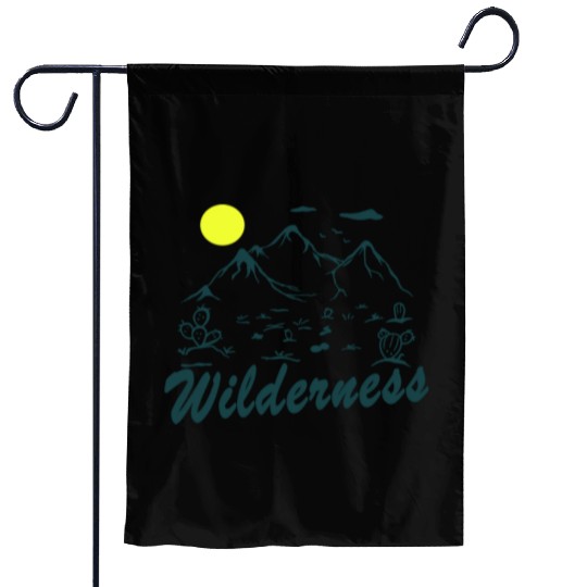 Wilderness Hiking Nature Lover Garden Flags