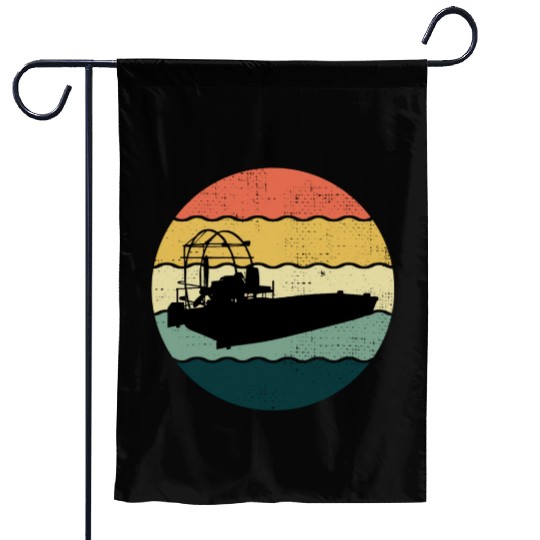 Airboat Fanboat Airboating Planeboat Swamp boat Garden Flags