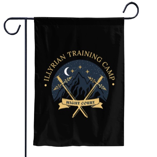 ACOTAR Illyrian Training Camp Camping Lover Garden Flags