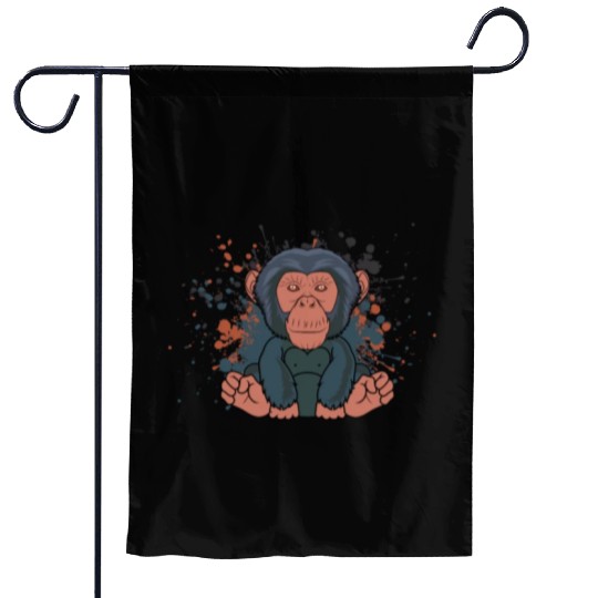 Monkey Garden Flags