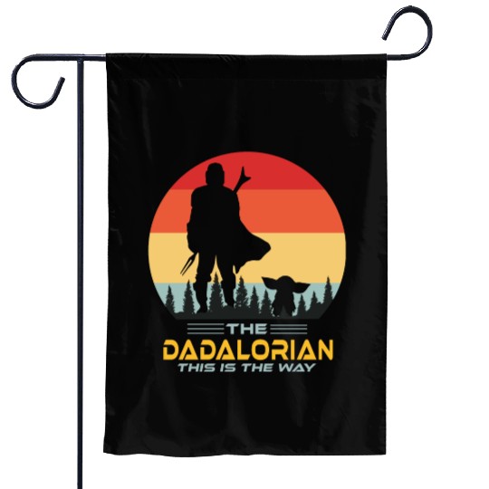 Funny The Dadalorian This is The Way,Fathers Day Garden Flags