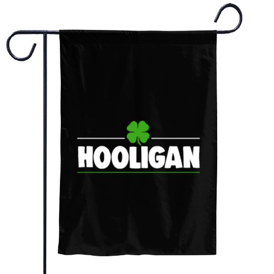 Hooligan Ireland Clover Garden Flags