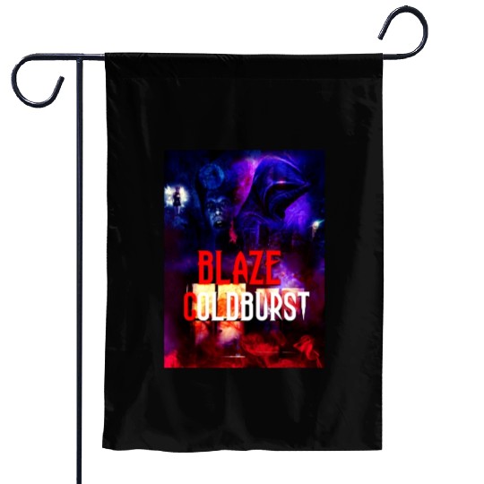 Blaze Goldburst Fantasy Book Thriller Garden Flags