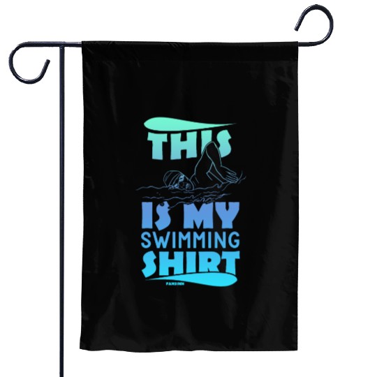 Swimming lifeguard swimming course outdoor pool gi Garden Flags