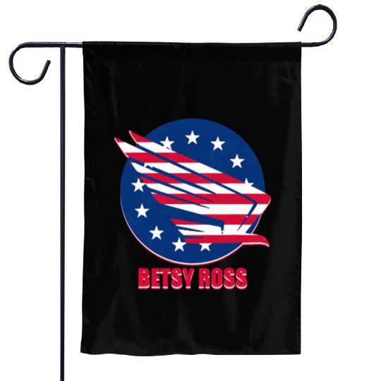 Patriotism USA Betsy Ross Flag Stars Stripes Eagle Garden Flags