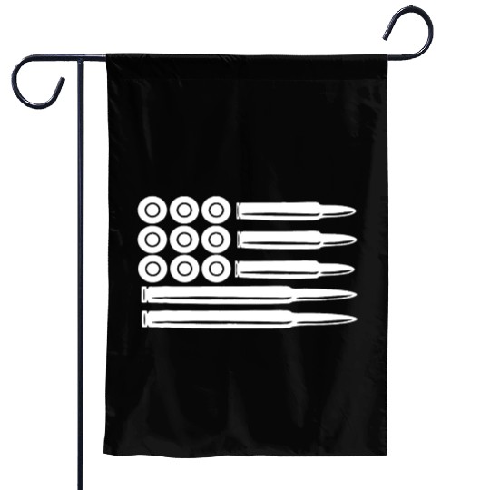 Stars Stripes Bullets Guns Ammo America Clothing Garden Flags