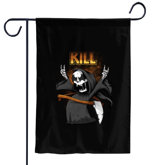 Hard rock deadly Garden Flags