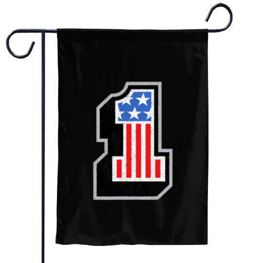 USA Stars Stripes Number One Patriotic Garden Flags