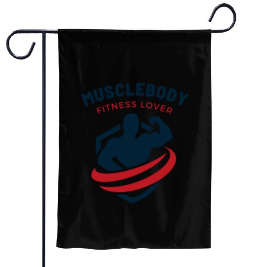 Fitness Gym Garden Flags