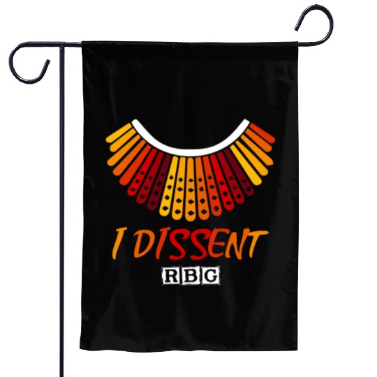 I dissent RBG Garden Flags