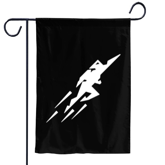 Rocket Man Garden Flags