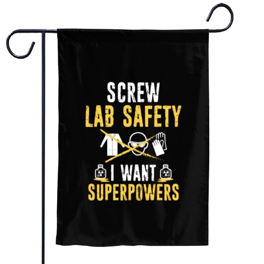Biology Screw Lab Safety Biologist Chemist Science Garden Flags