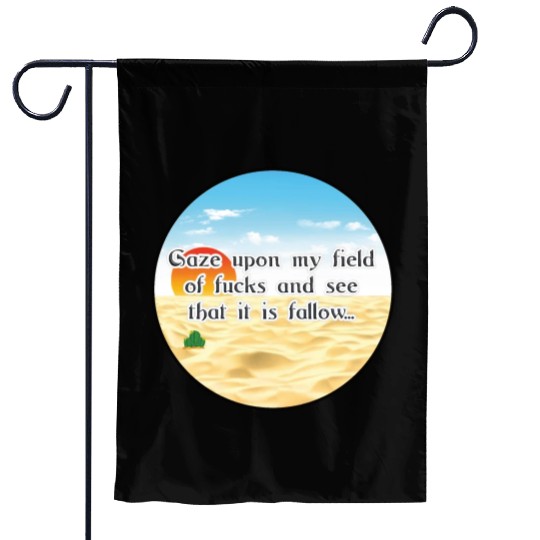 No Fucks Given I Dont Care Fuck Off No F*cks Cacti Garden Flags