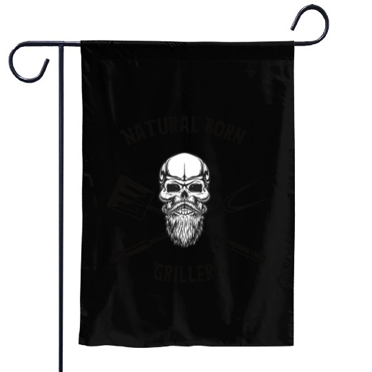 Natural Born Griller Garden Flags