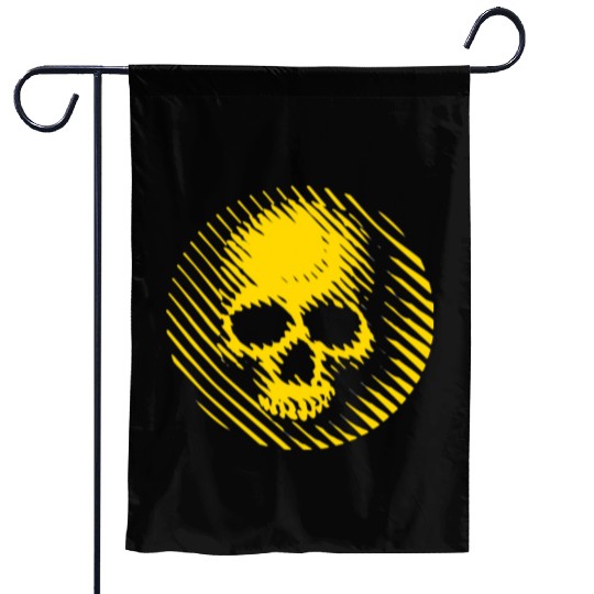 Skull Stripes Garden Flags