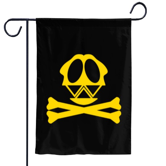 Silly Crossbones Garden Flags