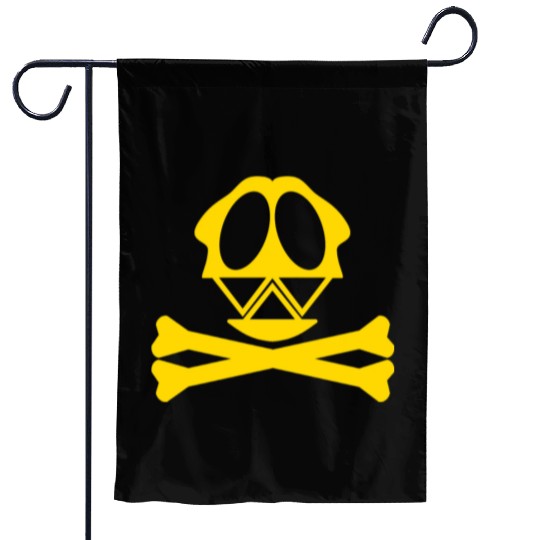 Silly Crossbones Garden Flags