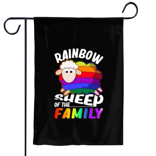 Rainbow Sheep Lesbian Gay Pride Garden Flags
