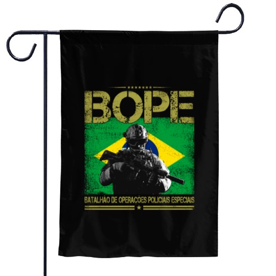 BOPE Brazil Police Special Forces Garden Flags
