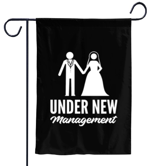 Under New Management Joker Gift Garden Flags