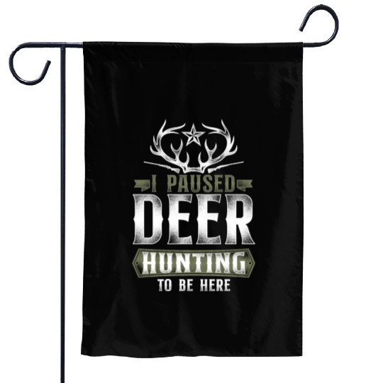 Buck Deer Hunting Hunter Vintage Garden Flags