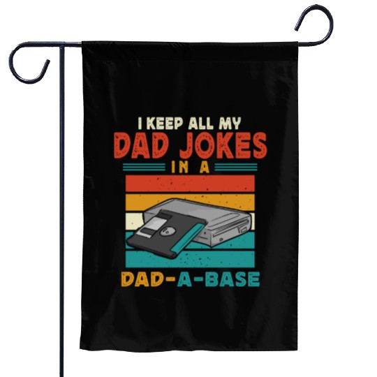 Dad Joke Data Scientist Pun Computer Science Papa Garden Flags