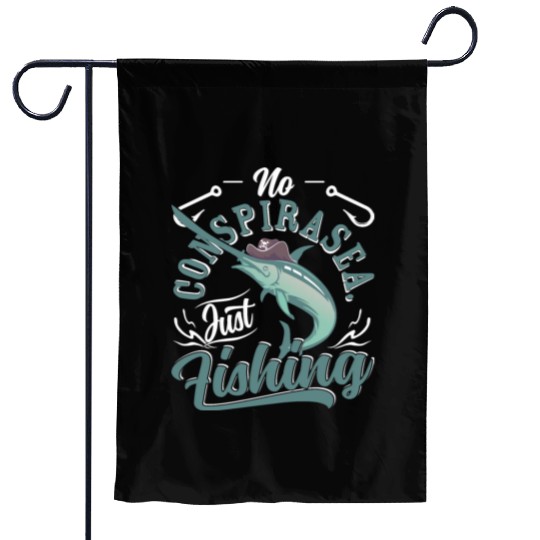 Pirate Fishing Garden Flags