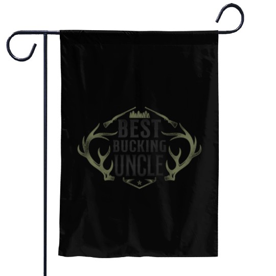 Buck Deer Hunting Hunter Uncle Garden Flags
