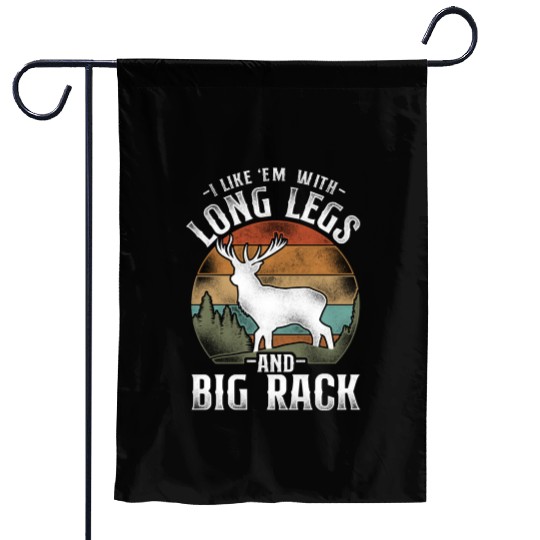 Buck Deer Hunting Hunter Vintage Garden Flags