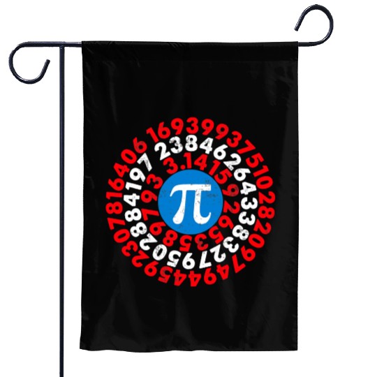 Mathematician Captain Pi Superhero Math Nerd Geek Garden Flags