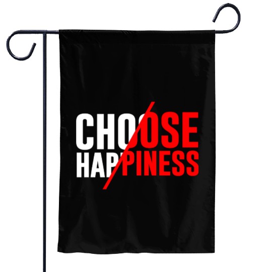 Choose Happiness Garden Flags