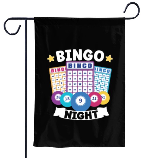 Bingo Card Game Grandma Bingo Player Bingo Cards Garden Flags