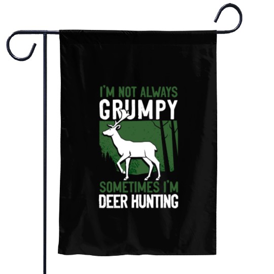 Buck Deer Hunting Hunter Dad Garden Flags
