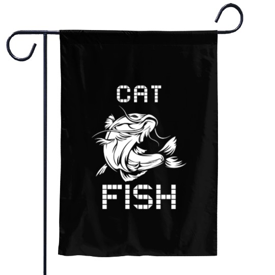 Cat Fish Garden Flags