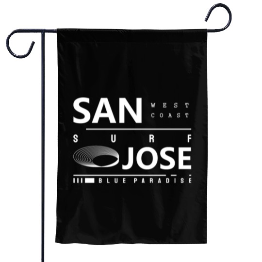 San Jose Urban Street Design Garden Flags