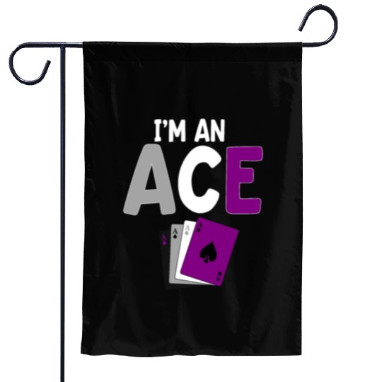 I'm An Ace Asexual Pride Playing Card Garden Flags