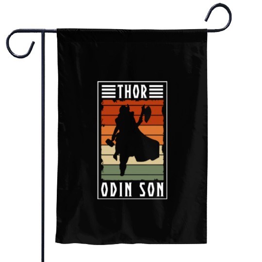Thor Norse Runes Mythology Hammer Valhalla Gods Garden Flags