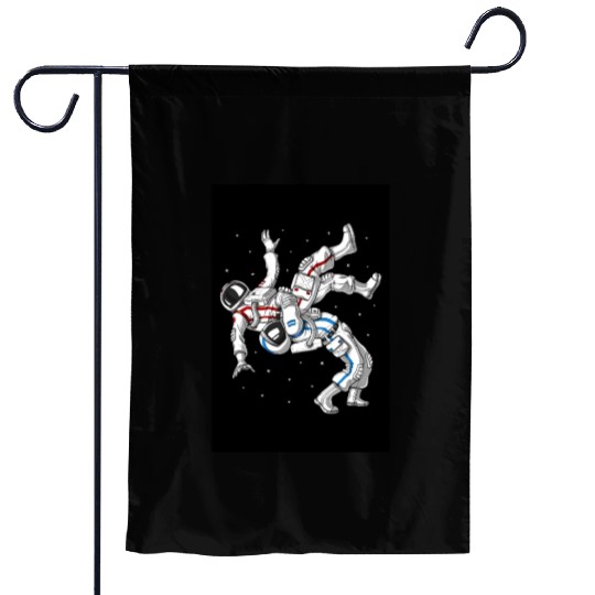 Jiu-Jitsu Astronauts Garden Flags