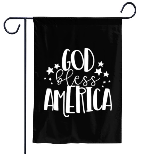 God Bless America Patriotic American 4th of Julygo Garden Flags