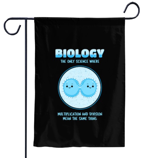 Biology Major Teacher Student Science Geek Biologi Garden Flags