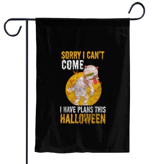 Mummy Horror Garden Flags