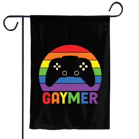 LBGT Flag Gay Pride Human Gaymer Gamer Garden Flags