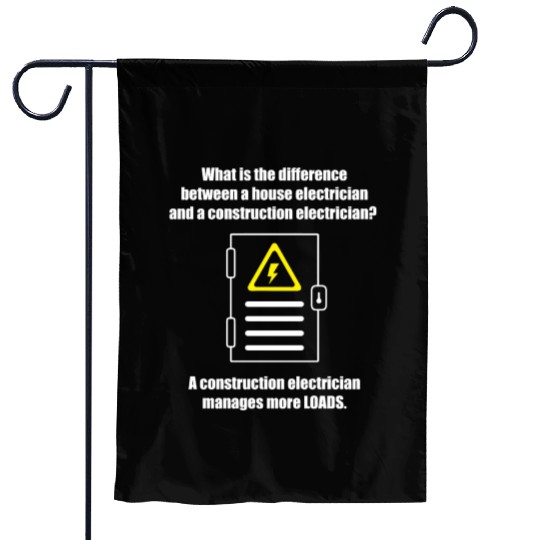 Electrician Electrical Engineer Lineman Garden Flags