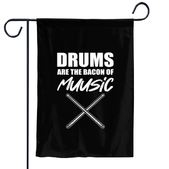 Bacon of Music Instrumentalist Gift Garden Flags