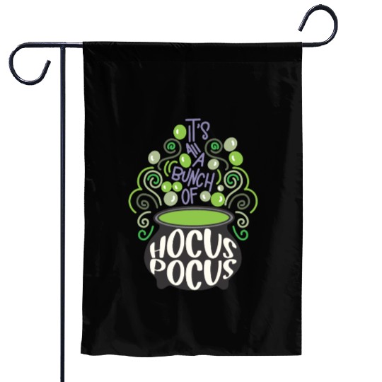 Its All A Bunch Of Hocus Pocus Scary Halloween Garden Flags