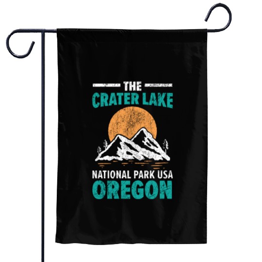 The Crater Lake National Park USA Oregon America Garden Flags