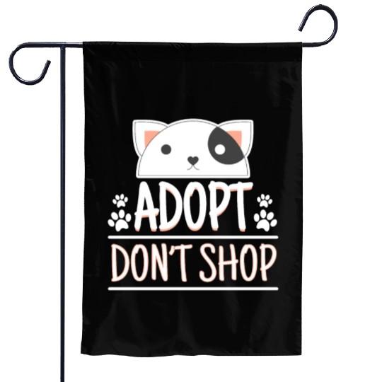Adopt Dont Shop Pet Adoption Awareness Garden Flags