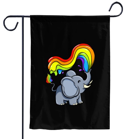 Elephant LGBTQ Gay Pride Rainbow Flag LGBT Garden Flags