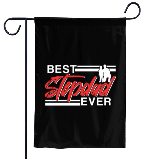 Best Stepdad Ever Stepfather Fathers Day Step Dad Garden Flags