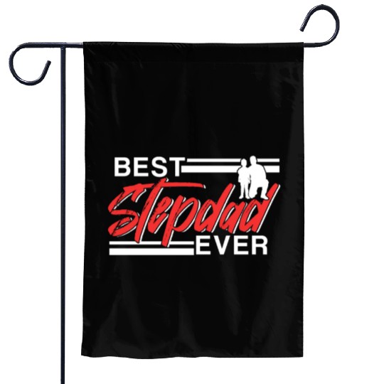 Best Stepdad Ever Stepfather Fathers Day Step Dad Garden Flags